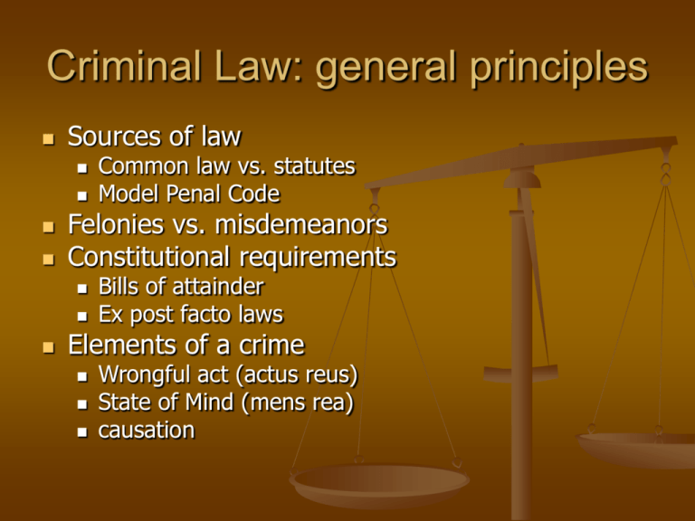 Criminal Case Law