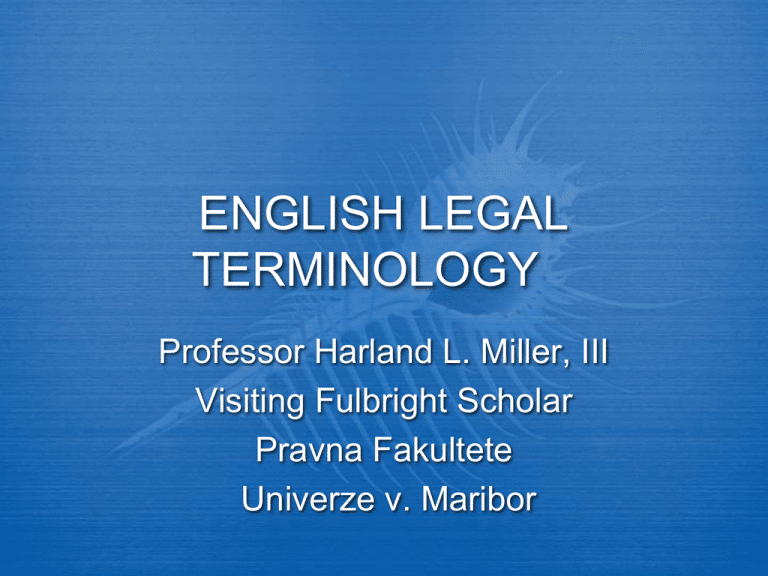 Legal Terminology Pdf