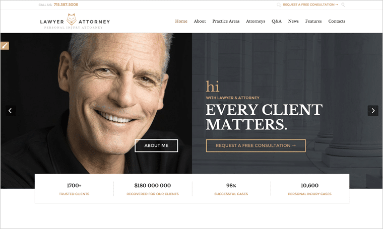 What are the essential features of a successful attorney website