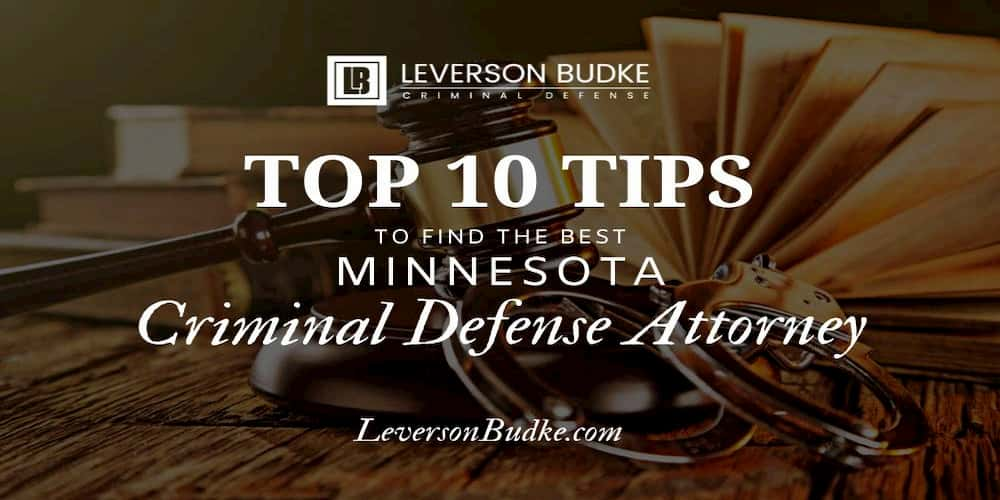 How to find a lawyer in Minnesota for a criminal defense case