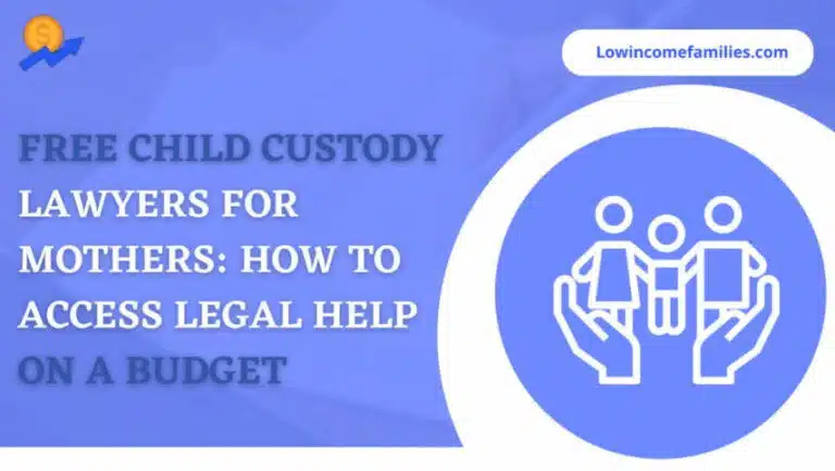 Child custody legal aid for low-income families