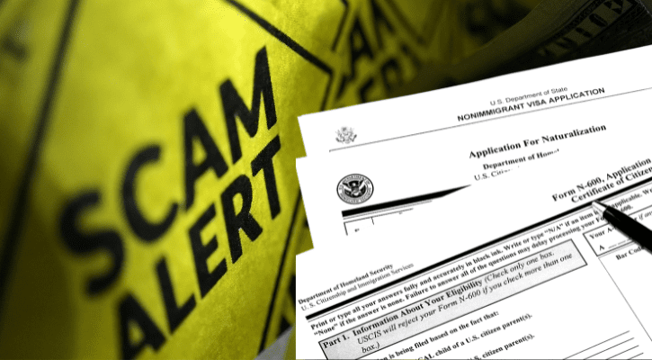 What are the common immigration consulting scams to avoid?