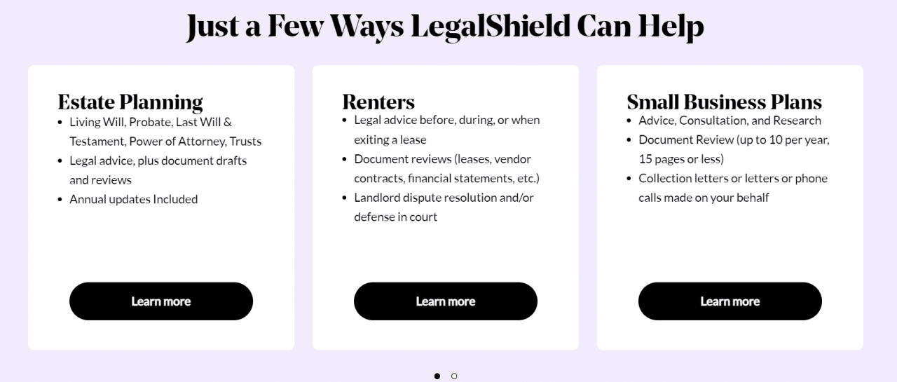 Legal Plans For Individuals