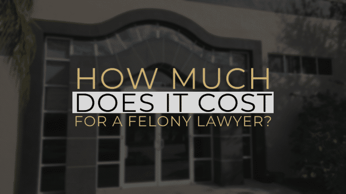 Cost of hiring a lawyer for a drug felony