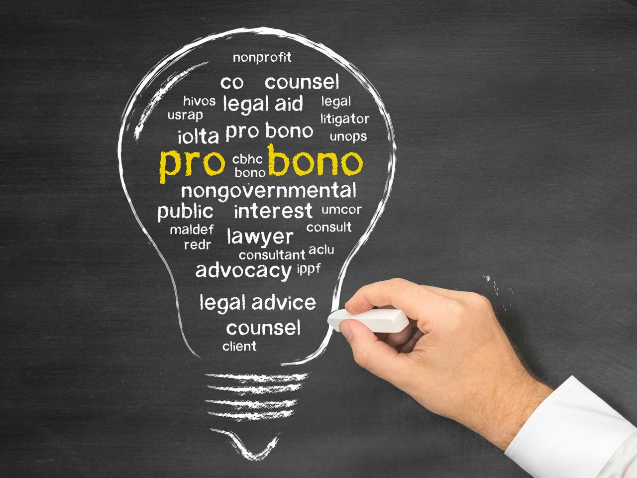 How to get involved in pro bono work