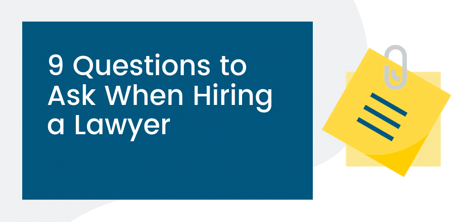 What questions to ask when hiring a law firm