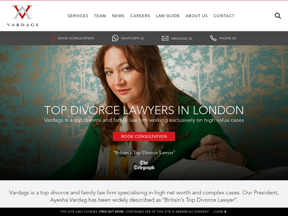 Top lawyer website examples to inspire your own