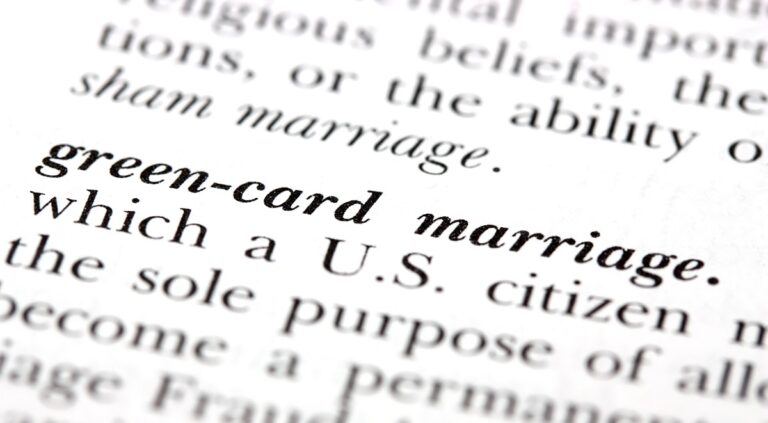 How to get a green card through marriage to a US citizen