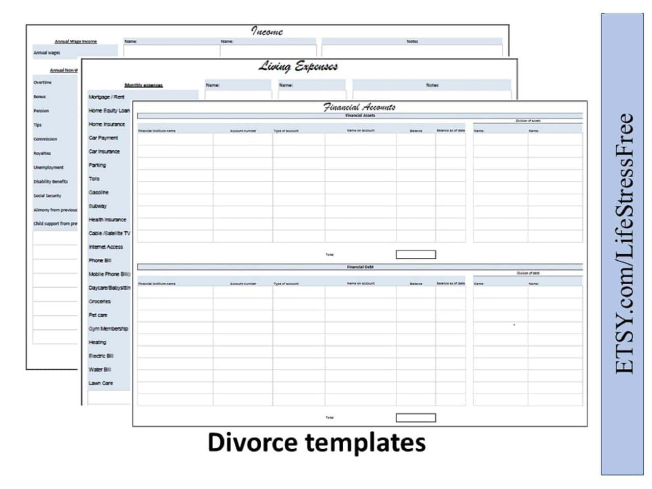 Financial assistance for divorce with children