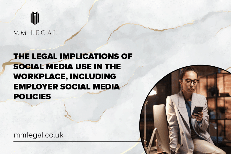 What are the legal implications of social media use in business?