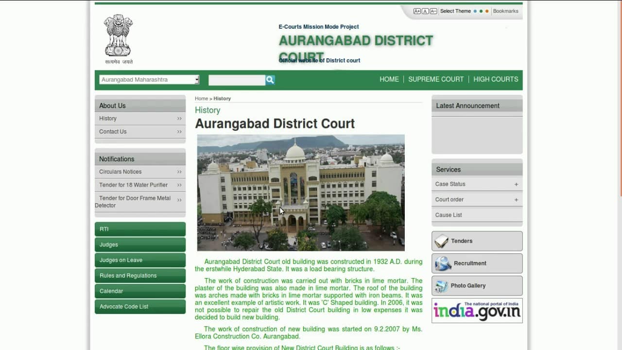 Court Website