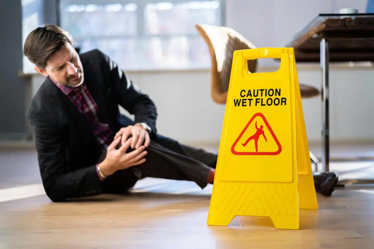 What are the common causes of slip and fall accidents?