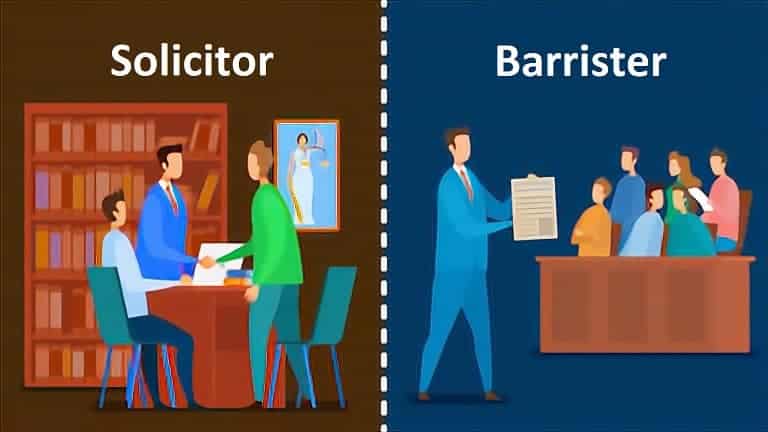 What is the role of a solicitor in a legal case