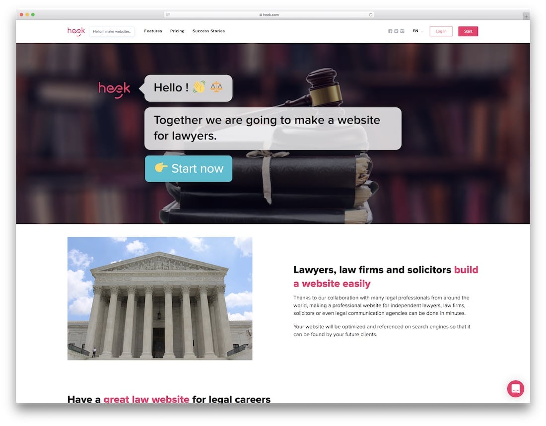 Best website builders for lawyers